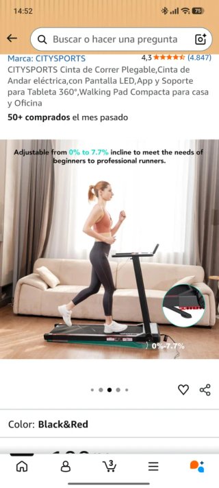 Cinta de correr CITYSPORTS en buen estado