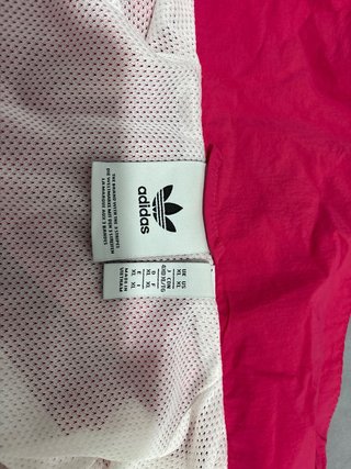 Chaqueta Cortavientos Adidas Big Trefoil Azul/Rosa