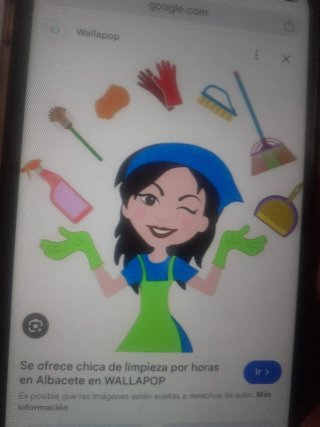 Chica limpieza