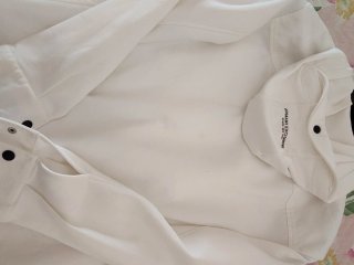Giacca Armani Exchange con cappuccio bianca