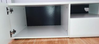 Mueble de Salón Modular Blanco 4 Piezas