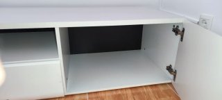 Mueble de Salón Modular Blanco 4 Piezas