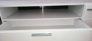 Mueble de Salón Modular Blanco 4 Piezas