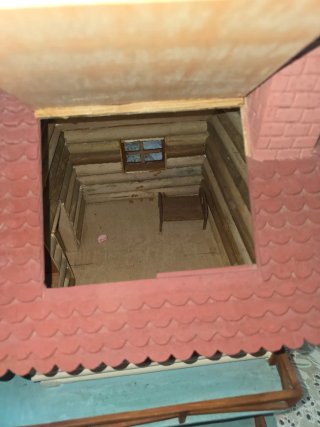 Casa de madera decorativa