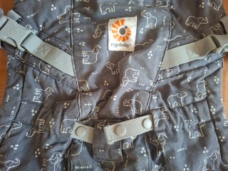 Mochila Portabebés Ergobaby Gris Elefantes