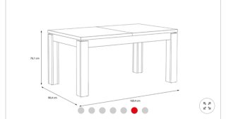 Mesa de Comedor extensible