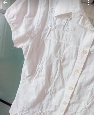 Blusa Frixio BlancTalla 42 Del Hombro 40 De Ax.44