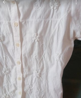 Blusa Frixio BlancTalla 42 Del Hombro 40 De Ax.44