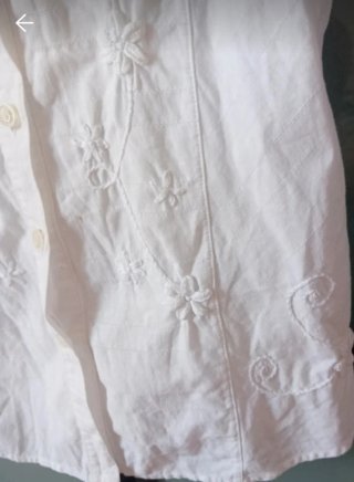Blusa Frixio BlancTalla 42 Del Hombro 40 De Ax.44