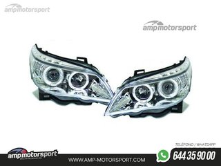 FAROS DELANTEROS LUZ DIURNA / OJOS DE ANGEL PARA BMW SERIE 1 E81 / E87 / E82 / E88