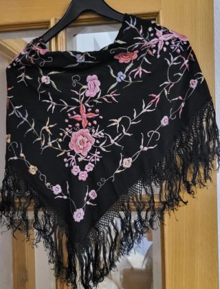 Traje Regional Baturra Negro/Rosa T-2/3