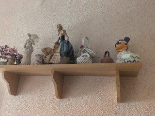 4 Estanterías de Madera Beige/Marrón