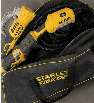 Kit Stanley Fatmax: Aspirador Indus 30L + Lijadora