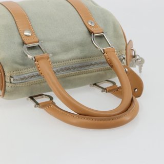 Christian Dior Mini Boston Bag Denim Light Blue