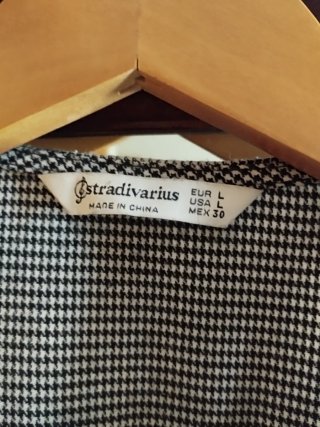 Vestido corto vichy tirantes