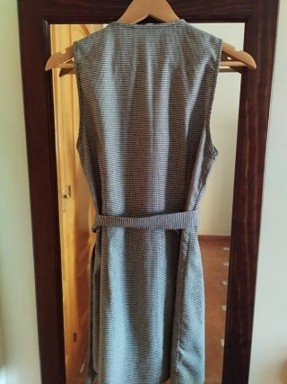 Vestido corto vichy tirantes