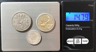 Lote Monedas Plata Variadas  + Regalo