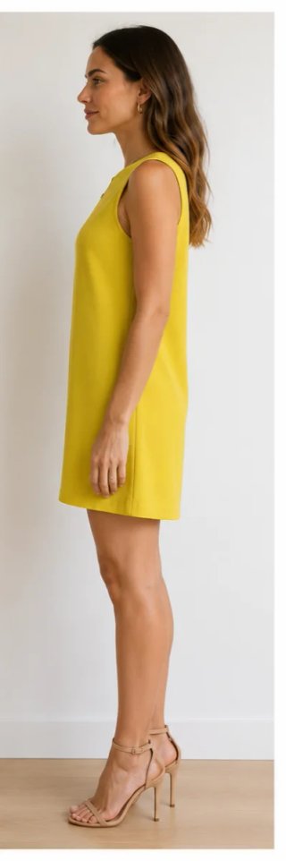 Vestido Bershka amarillo talla S