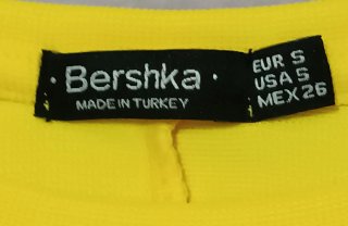 Vestido Bershka amarillo talla S
