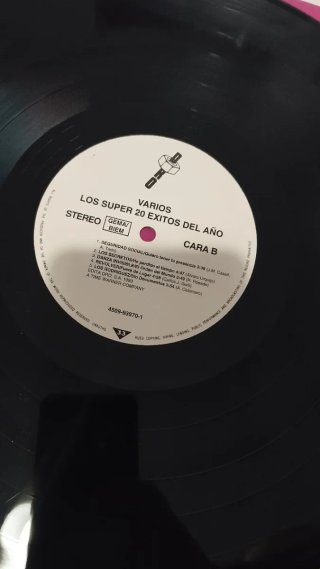 Vinilo LP Los Super 20 Exitos del Año