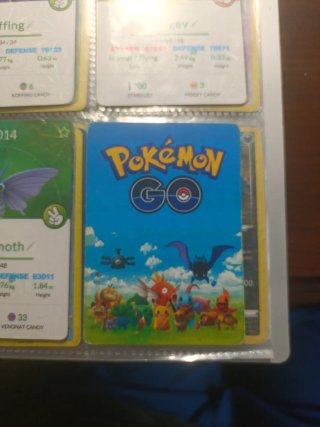 Cartas Pokémon Go