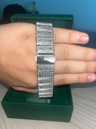 Orologio Silver con Diamanti