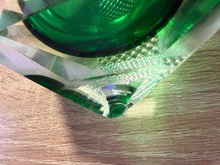 Cenicero Cristal Murano Facetado Flavio Poli