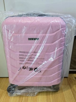 Maleta de viaje rosa RAYKONG
