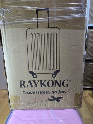 Maleta de viaje rosa RAYKONG