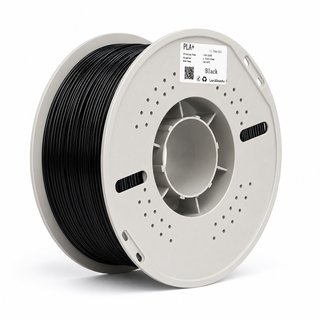 Filamento PLA+ 1.75mm Preto 1KG para Impressora 3D