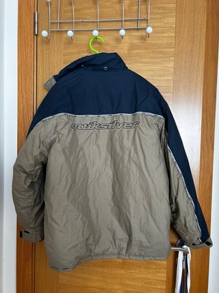 Chaqueta Quiksilver Talla 16 Beige/Azul