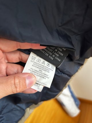 Chaqueta Quiksilver Talla 16 Beige/Azul