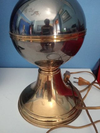 Lampada vintage ottone lucido
