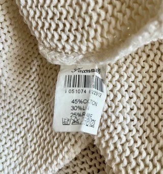 Jersey Façonable Blanco Mujer
