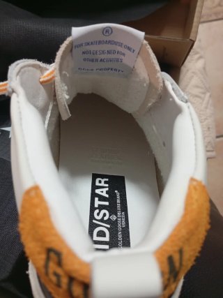 Golden Goose Sneakers Blancas Naranja