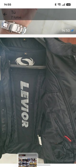 Chaqueta Moto Levior Talla M