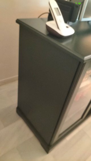 Mueble aparador/TV madera y cristal
