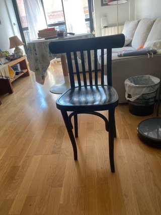 5 Sillas Tonet Marrón Wengué Madera