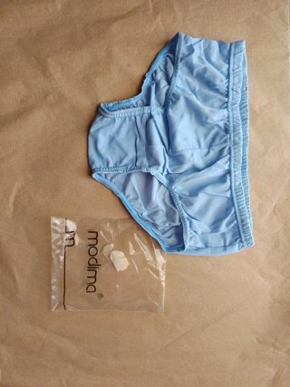 Slip Modima Caballero Poliamida 100% TallaM Celest