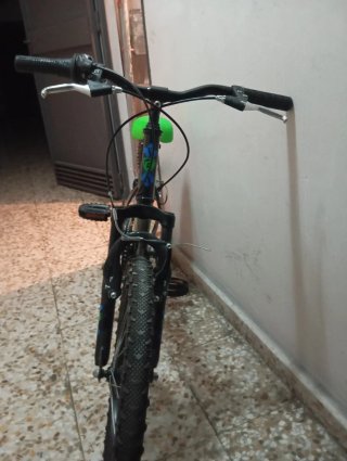 Bicicleta Junior Negra y Verde