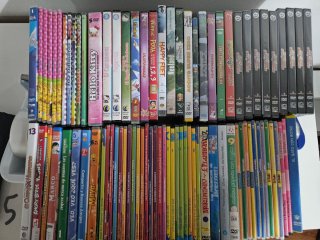 Lote 90 DVDs Infantiles Variados