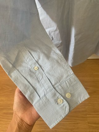 Camisa Oxford Azul Hombre Milano