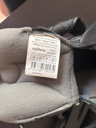 Patines en línea Oxelo negros talla 42