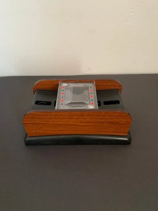 Mescolatore Carte Elettrico Relaxdays Legno
