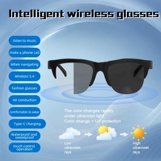 Gafas Bluetooth F02 Anti-luz Azul