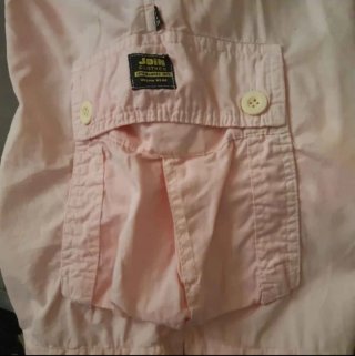 Pantaloncini cargo rosa