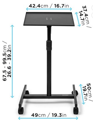 Duronic WPS20 Soporte Proyector Portátil