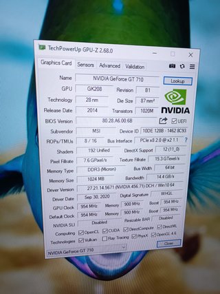 Tarjeta Gráfica MSI GT 710