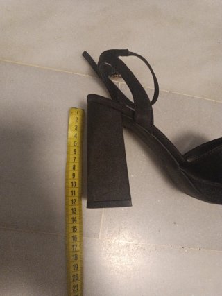 Zapatos de tacón plataforma negros