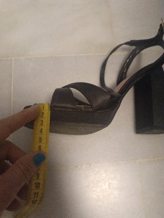 Zapatos de tacón plataforma negros